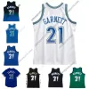 Stitched Basketball jerseys Kevin Garnett 21 1997-98 mesh Hardwoods classic retro jersey Men Women Youth