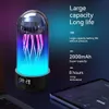 Bluetooth Speaker Creative Mechanical Jellyfish Sound with Ambient Light Artistic Speaker Small Night lamp, Desk Octopus lighting