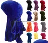 Masques Festive Party Supplies Home GardenUnisex Veet Durags Bandana Turban Caps Wigs Doo Durag Biker Headwear Band Pirate Hat2509785