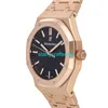 Luxury Watches APS factory Audemar Pigue Royal Oak Sign Rose Gold Mens Bracelet Watch 15500OR.OO.1220OR.01 stS6