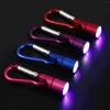 Hundhalsar Popetpop 4st Portable Aluminium Pet Cat Valp LED blinkande Blinker Lätt säkerhetskrage Tag (Red Blue Purple Pink)