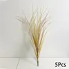 Decorative Flowers 60cm Artificial Onion Grass Faux Pampas Plants Tropical Plant Indoor Fake Reed Wheat Outdoor For Living Room Decor