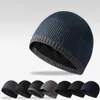 YH19 Beanie/Skull Caps Män/kvinnor Vinter varma stickade mössor Manlig utomhussport Vindtät säkring Caps Comforable Soft Handing Cycling Beanies D240429