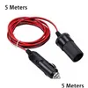 Other Auto Electronics New 12V 10A Car Cigarette Lighter Socket Extension Cord 2/5 Meters Male Plug To Female Interior Drop Delivery A Dhpmq