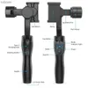 Selfie monopods slimme 3-as handheld universele joint smartphone stabilisator smartphone selfie stick geschikt voor Android iPhone vlog anti shake video-opname wx