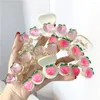 Candy Pink Peach Hair Clip for Women Girls Big Size Bear Clips Hairpin Fashion Accessories Styling Tool