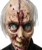 Nuovo Halloween Horror Zombie Masks Party Cosplay Bloody Disgusting Face Face Masque Masquerade Terror Terror Latex Mask per adulti3202838