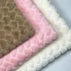 IMITAZIONE CUORE IMBOSSATA tessuto in pelliccia di coniglio Materiali da cucito fai -da -te tessuto peluche autunno e inverno per giocattoli per abbigliamento tessile per casa 240422