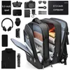 Rugzak multifunctioneel uitbreidbare 40L reis waterdichte herenbedrijf 17,3 inch laptop mannen dragen tas mochilas