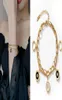 2022 Очарование браслетов для женщин Новый дизайнер роскошный знаменитый бренд ювелирные украшения золото из нержавеющей стали ювелирные изделия римские цифры Bagu7337753