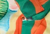 Multi -Color -Version Hawaiian Herren Shirt Shorts Set Hip Hop Lose Strand Holiday Surfanzug 240428
