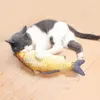 猫のおもちゃトレーニングエンターテイメントフィッシュぬいぐるみ詰め枕20cmシミュレーション魚猫魚インタラクティブペットチューチュートイペット用品240429