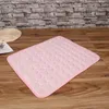 Pas Pad Summer Cooling Mat Maty Maty Pet Pet Pad Lodowe chłodne jedwabne wilgoć odporne na chłód Mattress Puppy 240416