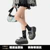 أحذية غير رسمية الكراك التصميم الخاص بالمصالح الخاصة Y2G الرجعية القبيحة والرئيس الرأس الآسيوي الكبير منصة الفتاة الجلود للنساء