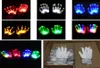 LED -handschoenen feestdecoraties kleurrijke flitsende handschoenen feestbenodigdheden regenboog gloeiende handschoenen fluorescerende dansprestaties props xd8732073