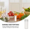 Storage Bottles 120 Pcs Bottled Plastic Refillable Sample Glass Vials Liquid Dispensing Containers Snap Caps