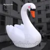 O atacado simulou grande modelo de balão de animais inflável branco de balão de animais sopra o cisne cobrado para decoração de palco de concertos para concertos