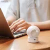 Elektrische ventilatoren Kleine draagbare desktopventilator met nekbinding Elektrische ventilator Drie Doel Zomer geschenk Handheld Fan USB ChargingWX