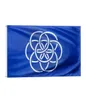 Bandera premium para la bandera internacional del planeta Earth 3x5 Ft New Earth Bandera Blue Citizen Banner para decoración al aire libre 7896672