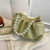 Schoudertassen bolsos estilo hobo con cadena de nueva perla para mujer bandoleras cruzadas marca lujo a la Moda 2024