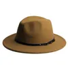 Kobiety Fedoras kapelusze szerokie brzegi zewnętrzne czapki retro western vaquero faux zamsz kowbojowy cowgirl wypoczynek Sunshade Hat5763202