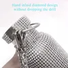 Bling Diamond Thermosflaschen tragbarer Glitzer Strass Wasserflasche Crossbody Edelstahl Thermisolk 350 ml500ml750ml 240429