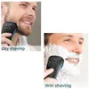 Original VGR 3D Floating Head Rotary Electric Shaver For Men Waterproof Beard Razor Face Shaving Machine laddningsbar 240418