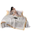 Juwensilk простой европейский стиль ледяной шелк летний прохладный одеял спальня для спальни.