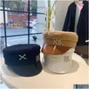 Berets USPOP Femmes Chapeaux Crystal Baker Boy Hat Wool Caps SBoy Caps Femelle FEME MILITRAY VISOR