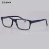 Güneş Gözlüğü Çerçeveleri 2024 Squre Gözlükler Retro Gözlükler Çerçeve Optik Reçeteli Gözlük Mavi Patchwork Business Man Gafas