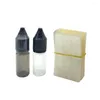 Bouteilles de rangement 200 pcs transparents en PVC Film de pellicule thermique pour 10 ml de plastique