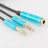 Audio Cable Level 4 3.5mm Male To Female Audio Headphone OMTP and CTIA Conversion Cable 3.5 Interface Gold-plated