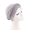 Czapki do czapki/czaszki nowe kobiety ręcznie robione turban muzułmański hidżab szalik afrykańska głowa islamska arabska czapka head chusta maska ​​włosa wyprawa maska ​​czapki D240429