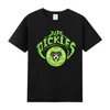 Men's T-Shirts 2024 Cartoon Mr Pickles T Shirt Men Soft Collie Dog T-shirt O-neck Short Slved Funny Tv Adult Adultswim Mature Dog Evil Satan T240425