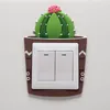 Wall Stickers 6 Style Plants Cartoon Room Decor Silicone On-off Switch Paste Lamp Decorating Sleeve Decoration Protective