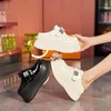 Lässige Schuhe 9cm Pantoffeln Patent Leder Plattform Keilschneider Pumps Sommer Frauen Rom versteckte Heels Sandalen Ladies Mode