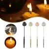 Candele Strumento Snuffer Struffer Long Hand Bell Extinguisher Accessorio Scivo fuori acciaio Extinguish Candle inossidabile Postare Accessori