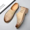 Casual Shoes Spring Autumn Vintage Work Men High Quality Business Tooling Dress Loafers Breattable Slip-On Luxury