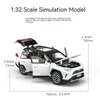 1 32 Diecast Car Model Lights Sound Lenkung!Perfect Kids Birthday Giftoffroad Tundra Truck Spielzeug ideal für Kinder 240409