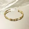 Fashionabla trendiga designarmband charmiga armband smycken guld diamant justerbar med vagn original armband