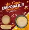 Luchtfriteuse Papier 20 cm x 45 cm 100 pcs Olie absorberende voering bakken speciale barbecue oven siliconen keuken wegwerp vetvrij papier9754971