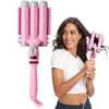 Yaween LCD Curling Iron Professional Ceramic Hair Curler 3 Barrel Irons Wave Fashion Styling Tools 240423