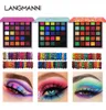 Langmanni 25 kleur matte parelle oogschaduwpalet Langdurige natuurlijke make -up glitter oogschaduw6049492