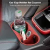 Porte-tasse de voiture en silicone pour Cayenne 2018-2024 Console Console Contexte de bouteille inser