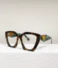 Vicados ópticos para homens Mulheres Retro Cat Eye 09YF EyeGlasses Placa de Lens Luz Antiblue Lente Full com Box3909815