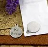 20pcsstainless steel charms BE happybravethe changekindyourself charms pendants for necklacebraceletkeychain DIY jewelry9950679