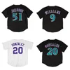 Zszyte koszulki baseballowe 51 Randy Johnson 20 Luis Gonzalez 9 Matt Williams 1999 Mężczyzn Kobiet Młodzieży S-4xl Classics Retro Jersey