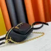 Ontwerp Mini Bumbag Handtas gradiënt reliëf rending gradiënt zomer kleur voor zak afneembare ketting schouderband diagonale dwarszak enkele schoudertas