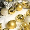 Christmas Decorations 3cm Tree Hanging Ball Party Arrangement Electroplated Plastic Balls For El Shopping Mall Cabinet