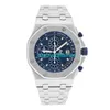 Luxury Watches APS factory Audemar Pigue Royal Oak Offshore Blue dial Mens Watch 26237ST OO.1000ST.01 stWC